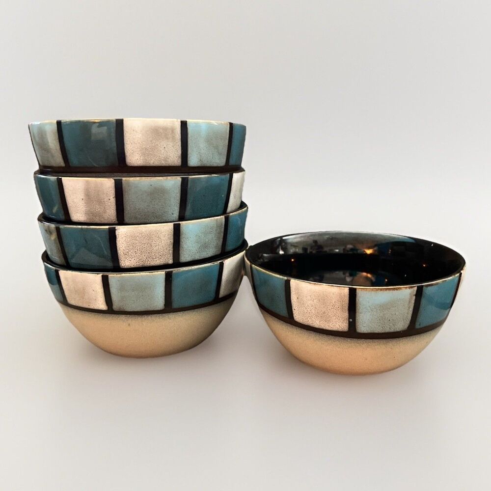 Ser Of 4 Pfaltzgraff Sanibel Stoneware Bowls